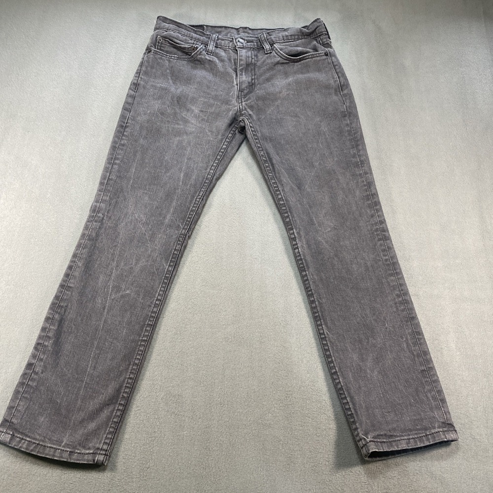 Levi 511 Mens Jeans Low Rise Slim Leg Gray Size 32x30 Workwear‎ Stretch